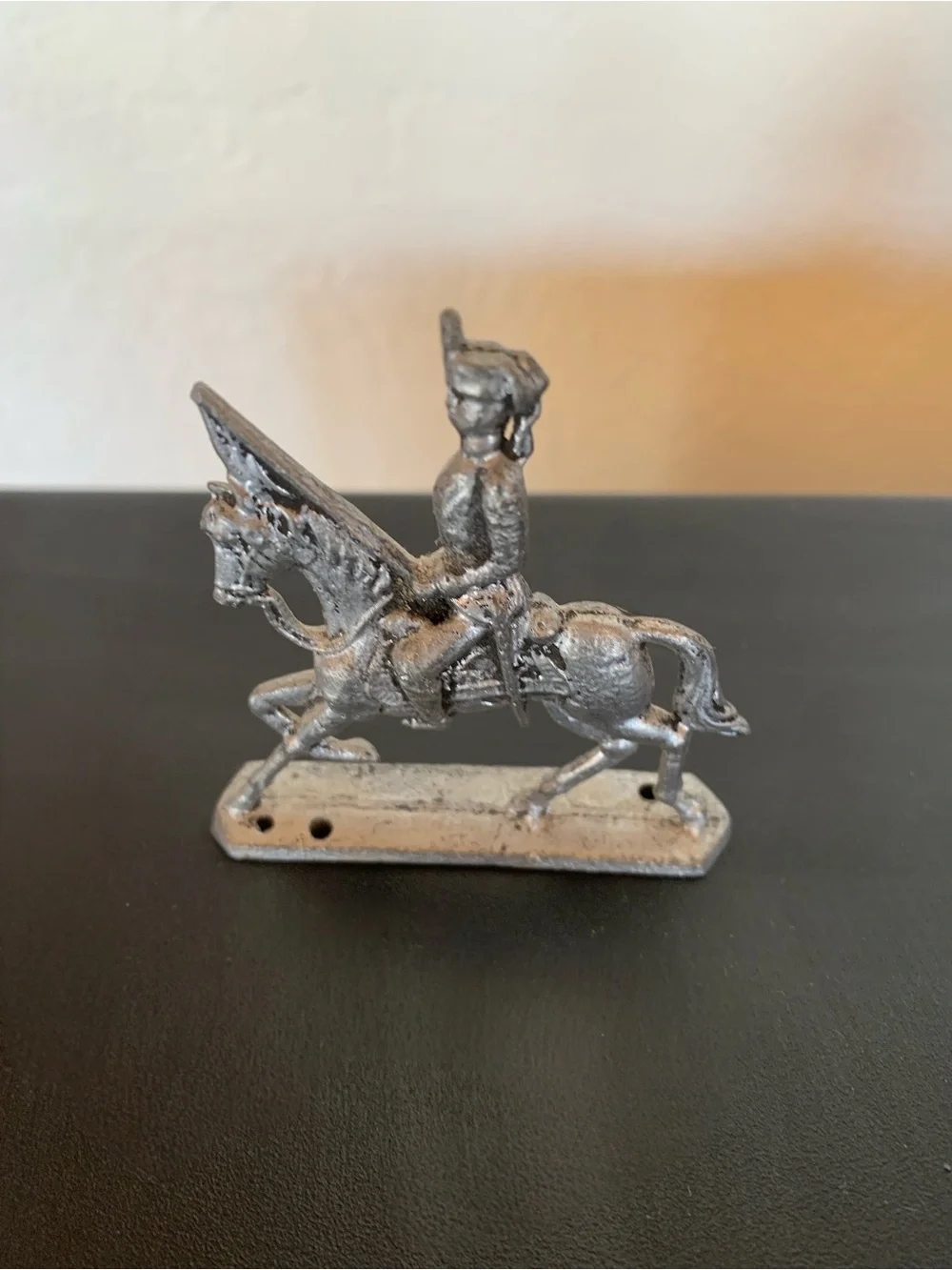 Vintage Cast Metal Cavalry Toy Soldiers - Set of 3 Miniature Cavalry Soldiers